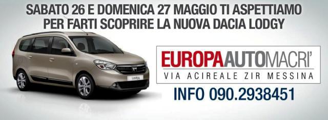 Europa Auto a Messina presenta Dacia Lodgy